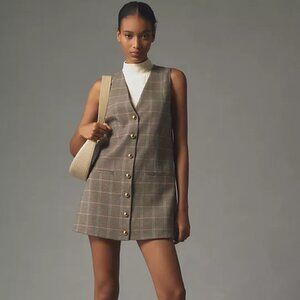 By Anthropologie Vest Mini Dress